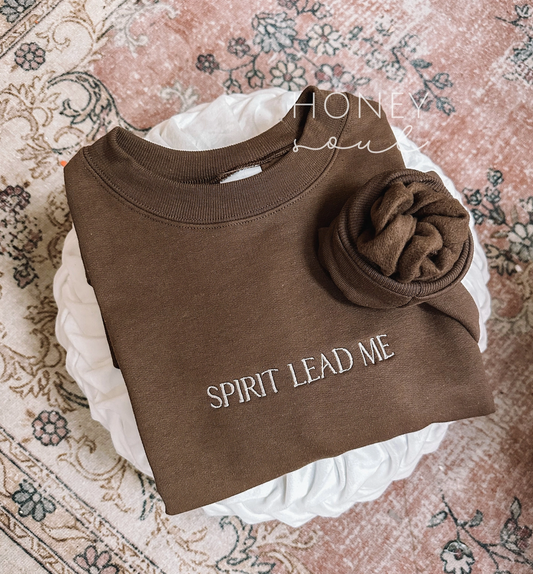 Spirit Lead Me Embroidered Sweatshirt