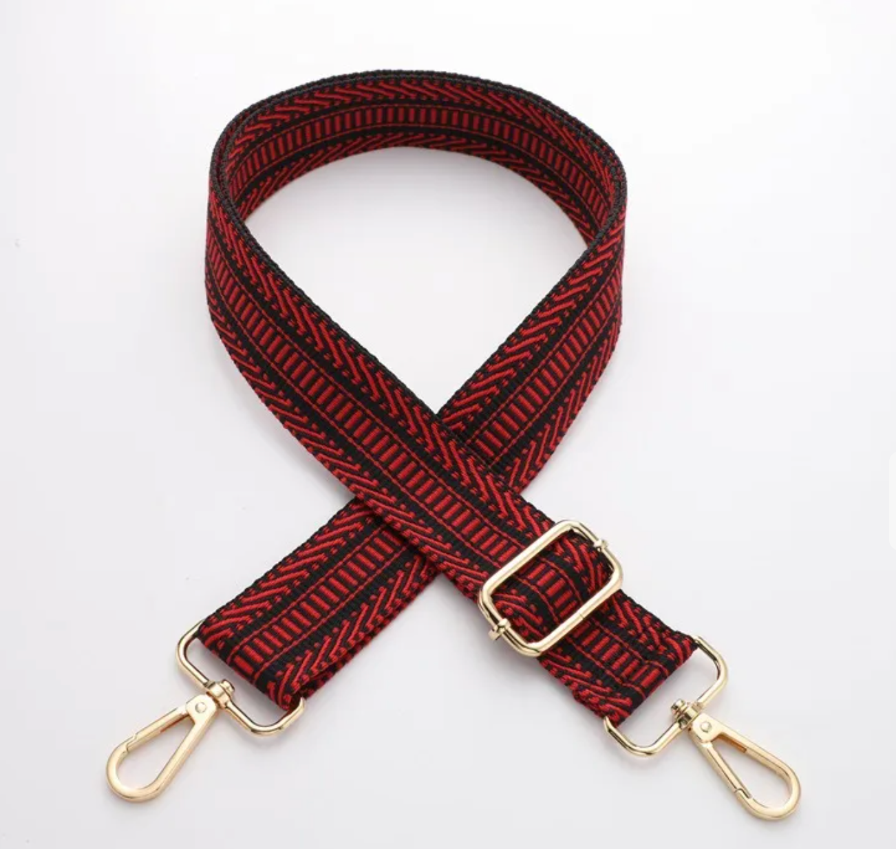 Red & Black Crossbody Strap