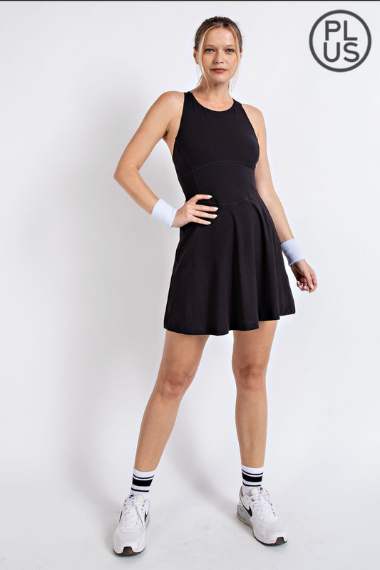 CURVY Crossover Tennis Dress