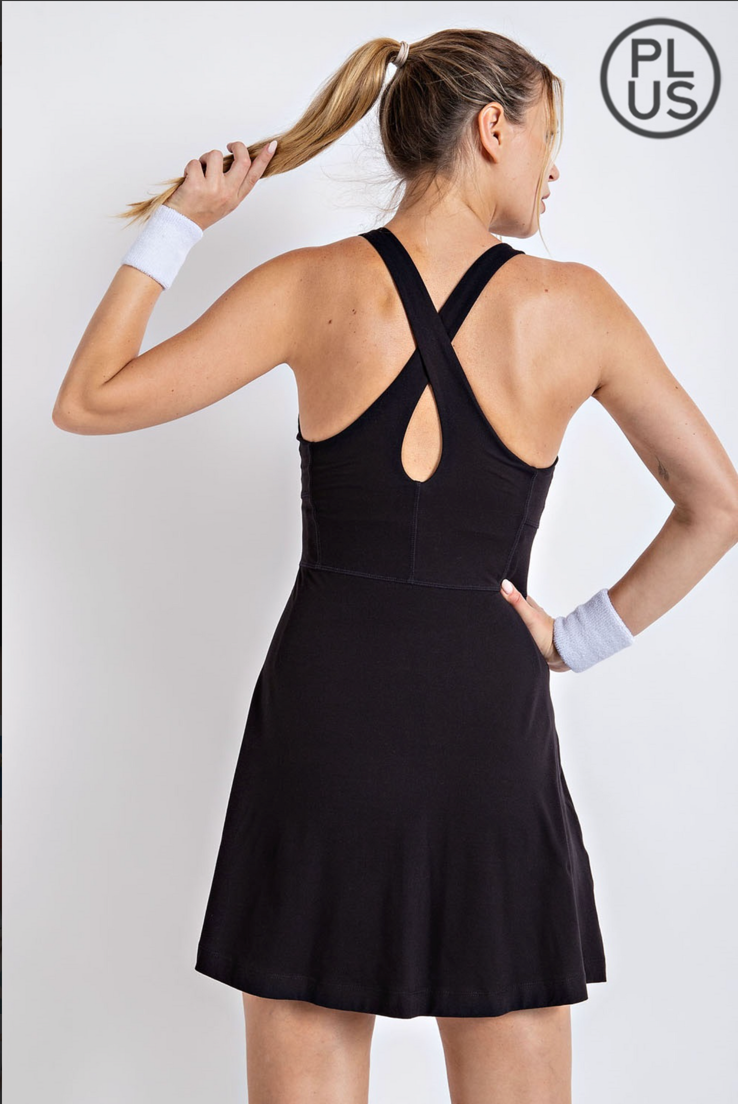 CURVY Crossover Tennis Dress