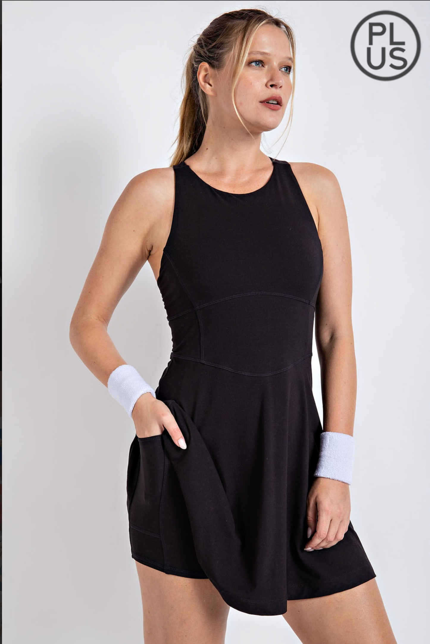 CURVY Crossover Tennis Dress