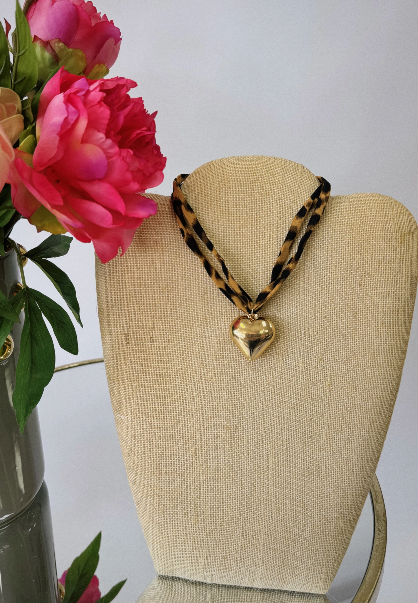 Leopard Scarf Necklace