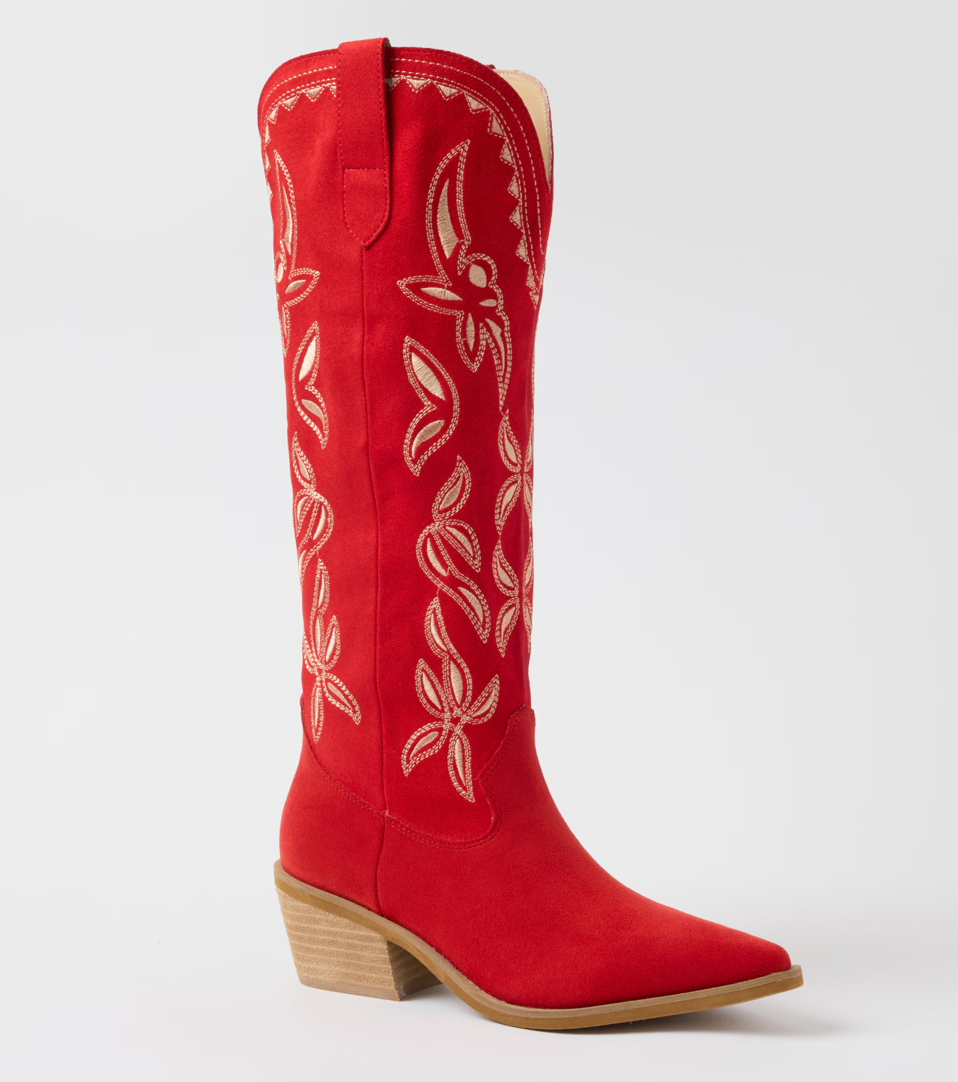 Enora Red Boots