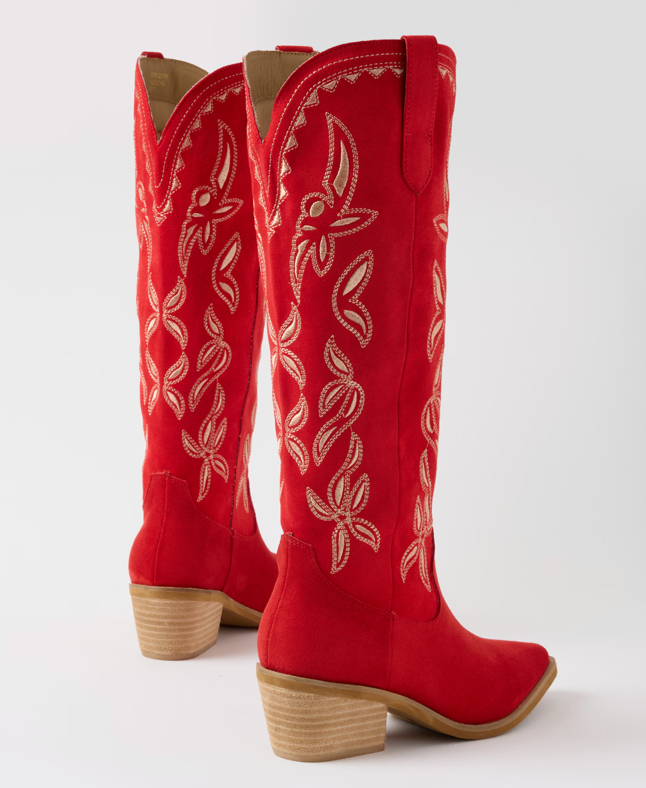 Enora Red Boots