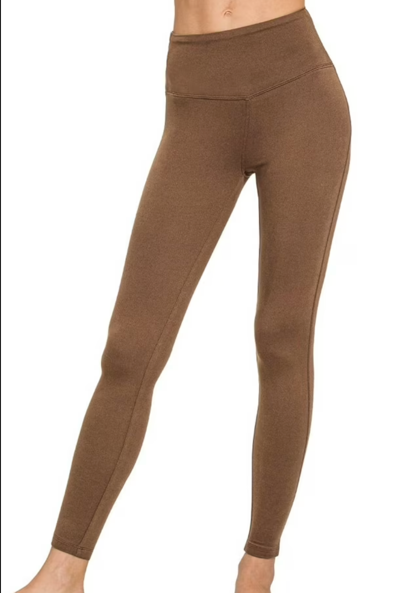 CURVY Butter Soft Leggings - Brown
