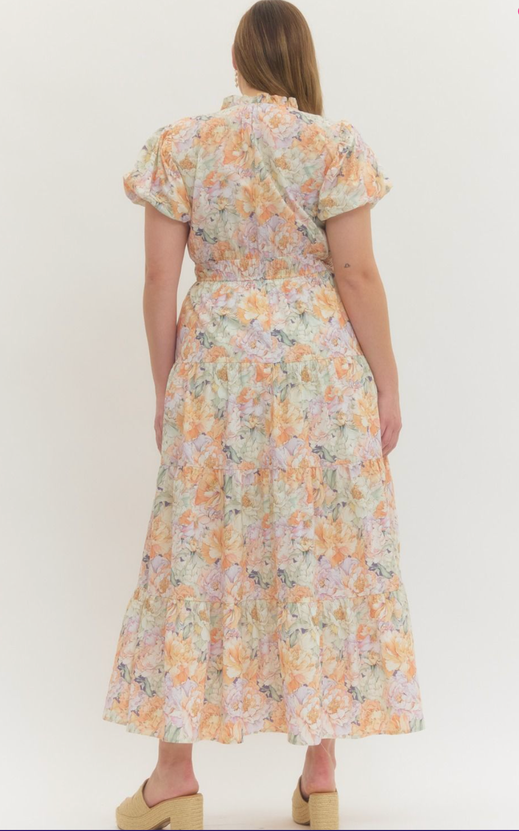 CURVY Ivy Smocked Maxi Dress