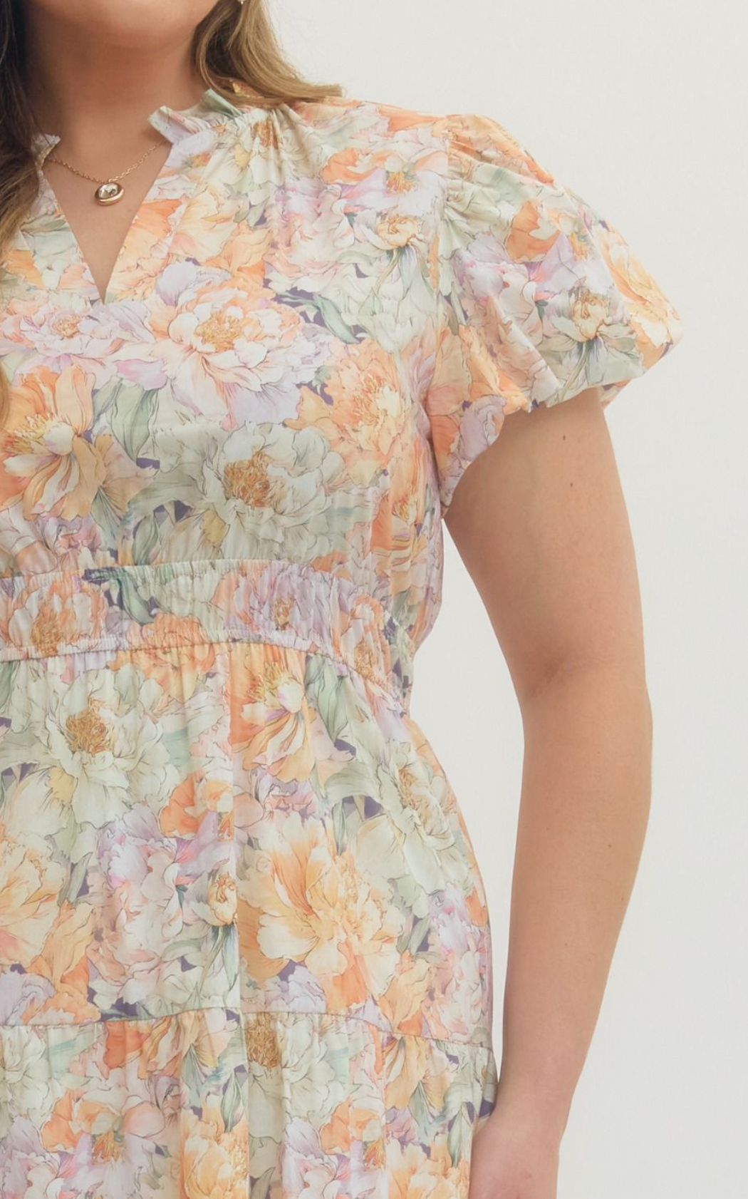 CURVY Ivy Smocked Maxi Dress