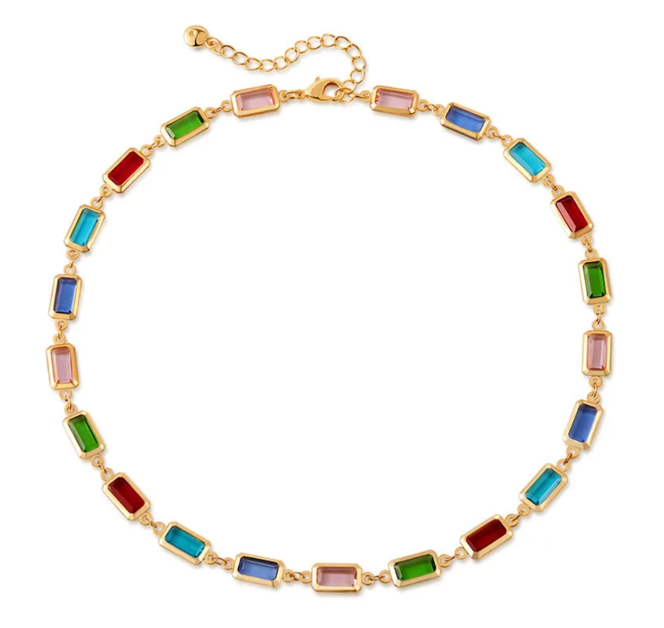 Roux Colorful Glass Necklace