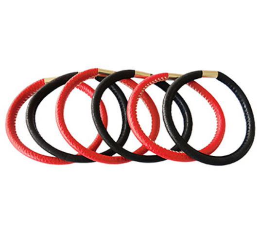 Stella Game Day Leather Bangles