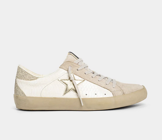 Paula Bone Snake Sneakers | Shu Shop