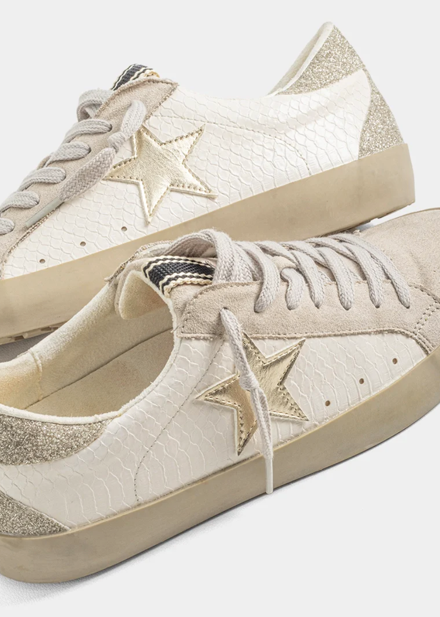 Paula Bone Snake Sneakers | Shu Shop