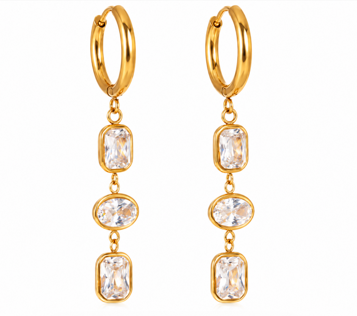 Zora Tassel Earrings | 18K Gold Plated Stainless Steel