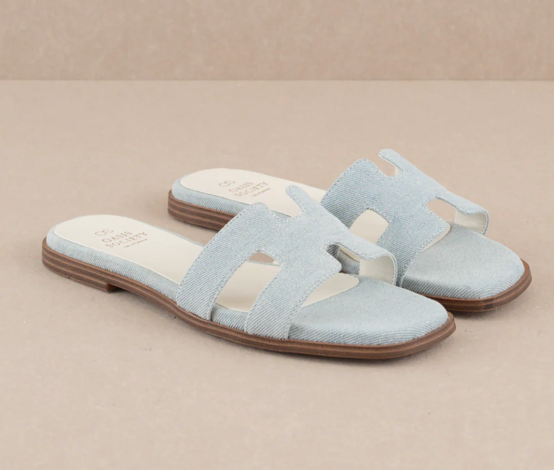 The Everlee Denim | H-Strap Sandal