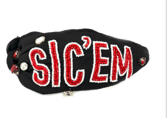 SIC'EM Football Headband