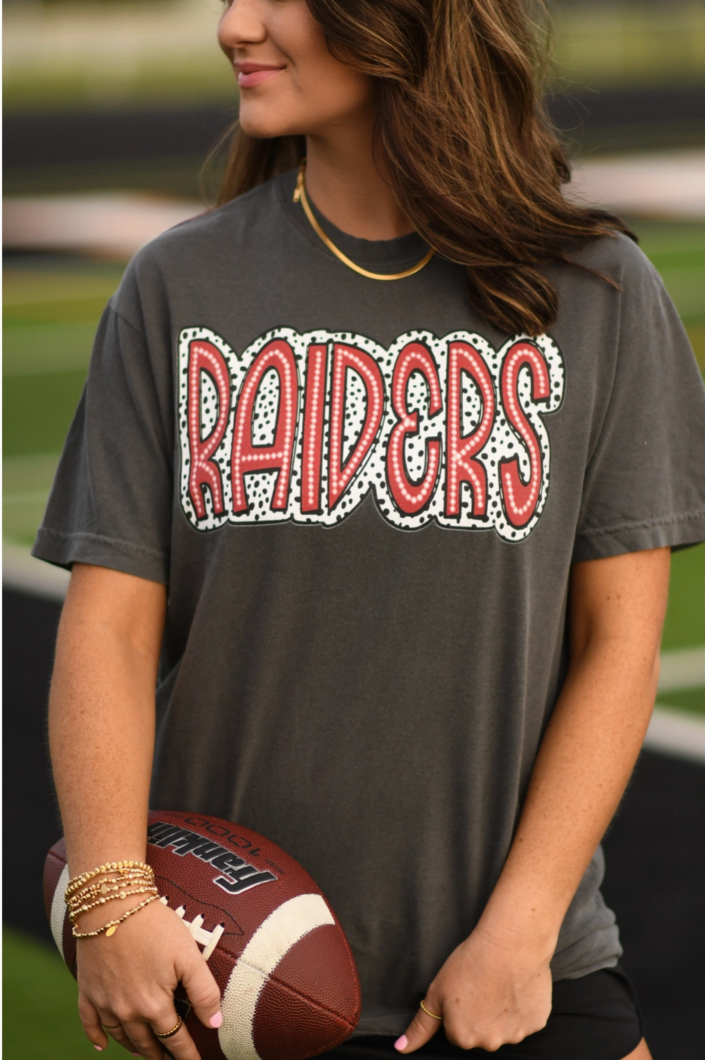 Raiders Speckled Comfort Colors Tee