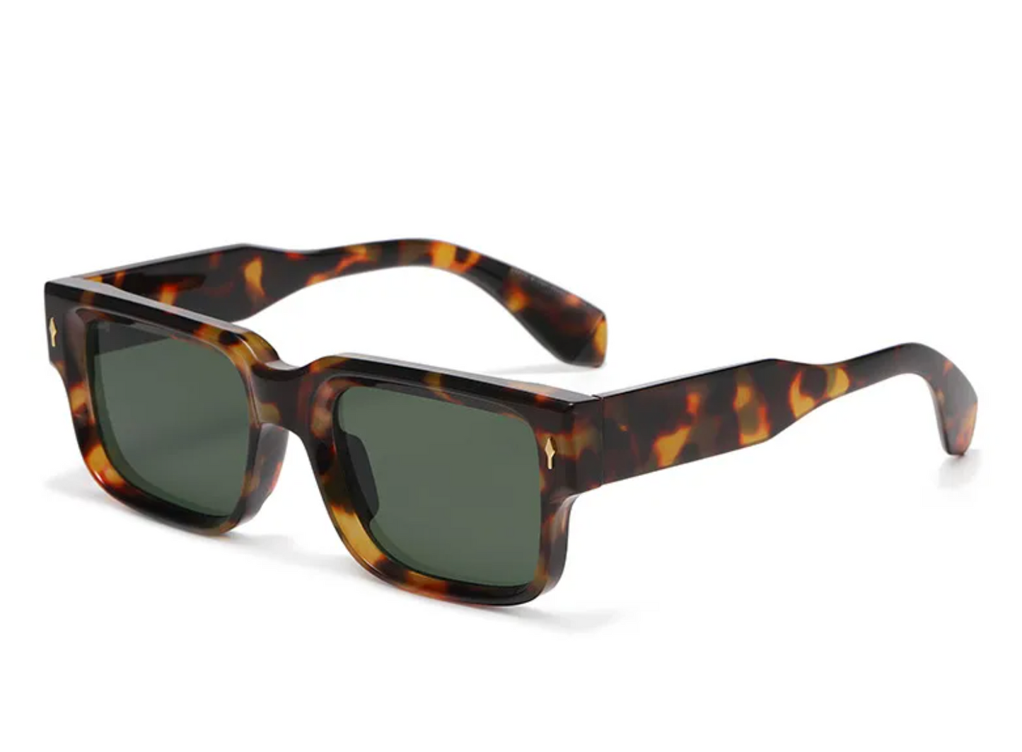 Rowan Chic Sunglasses - Green Lens