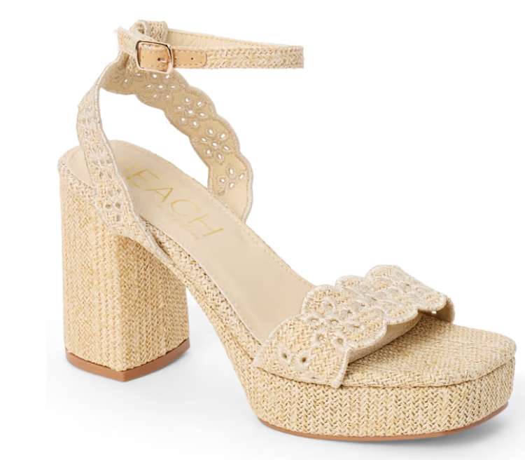 Matisse Moorea Neutral Platform Heel