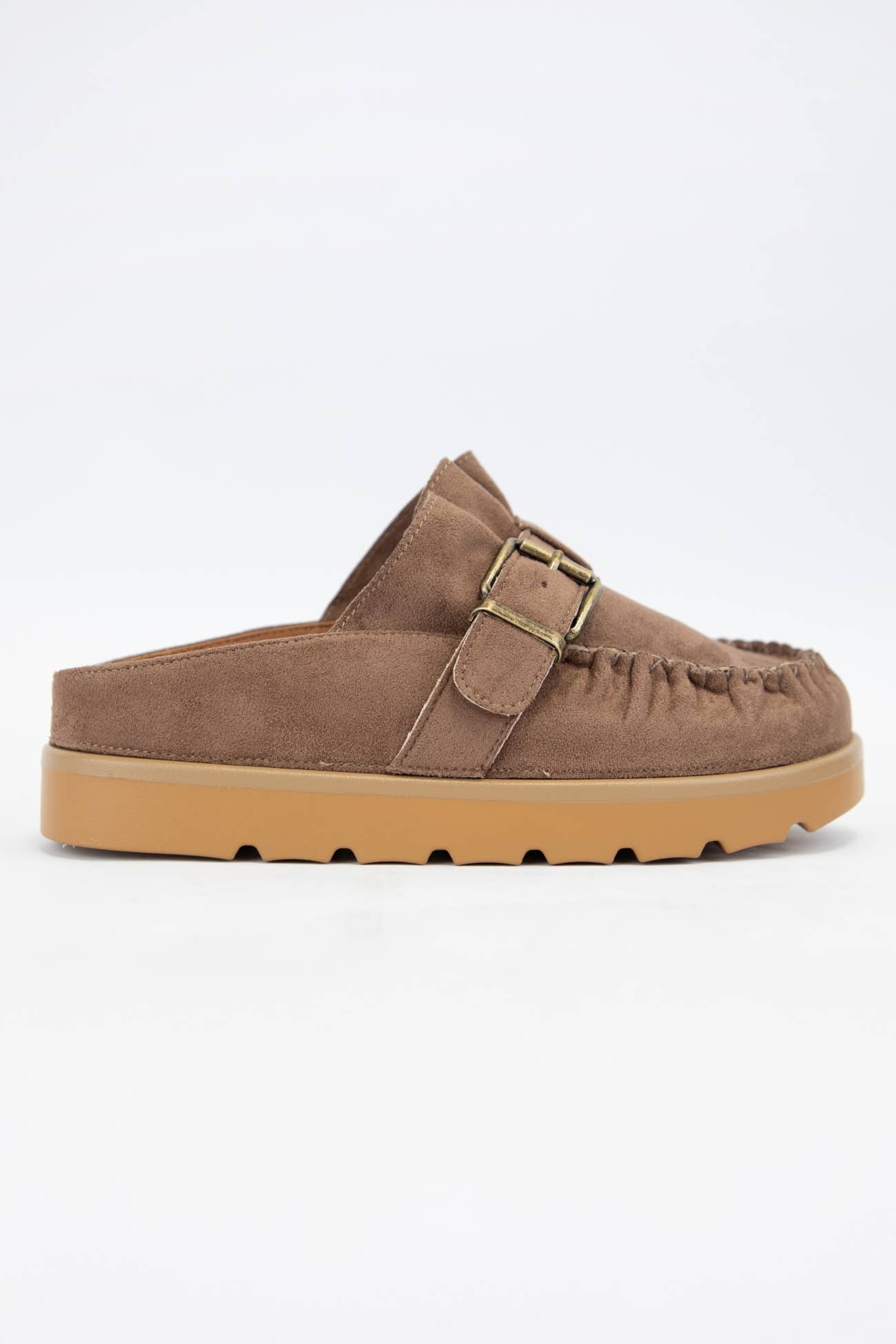 Effy Ruffle Slip-On Moccasin Mule