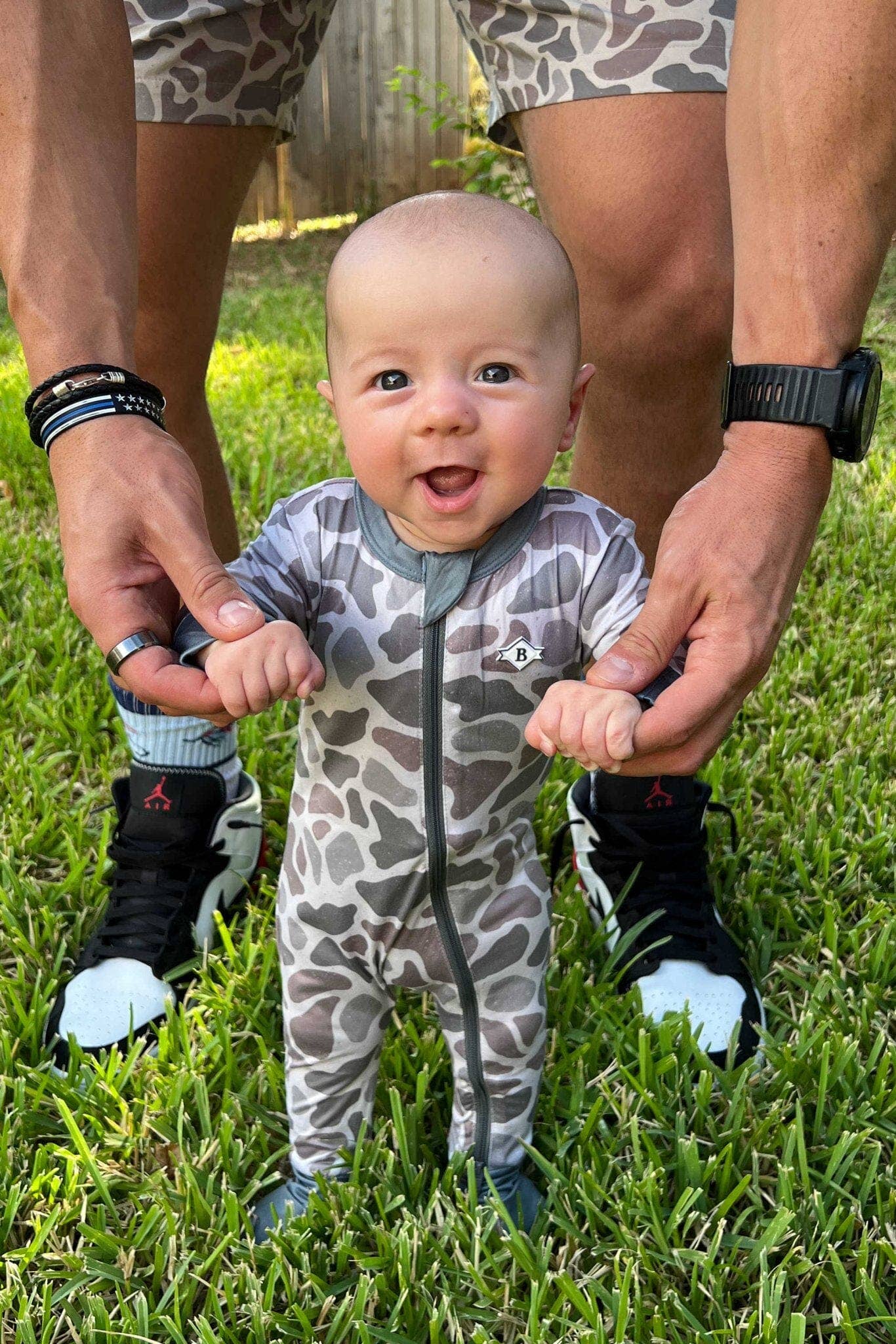 Burlebo Baby Zip Up - Classic Deer Camo