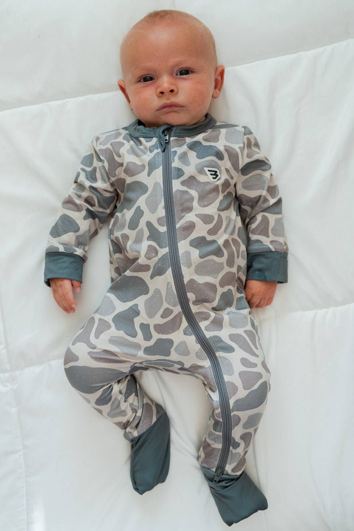 Burlebo Baby Zip Up - Classic Deer Camo