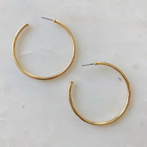 The Best Of Hoops Earrings, Shiny Gold