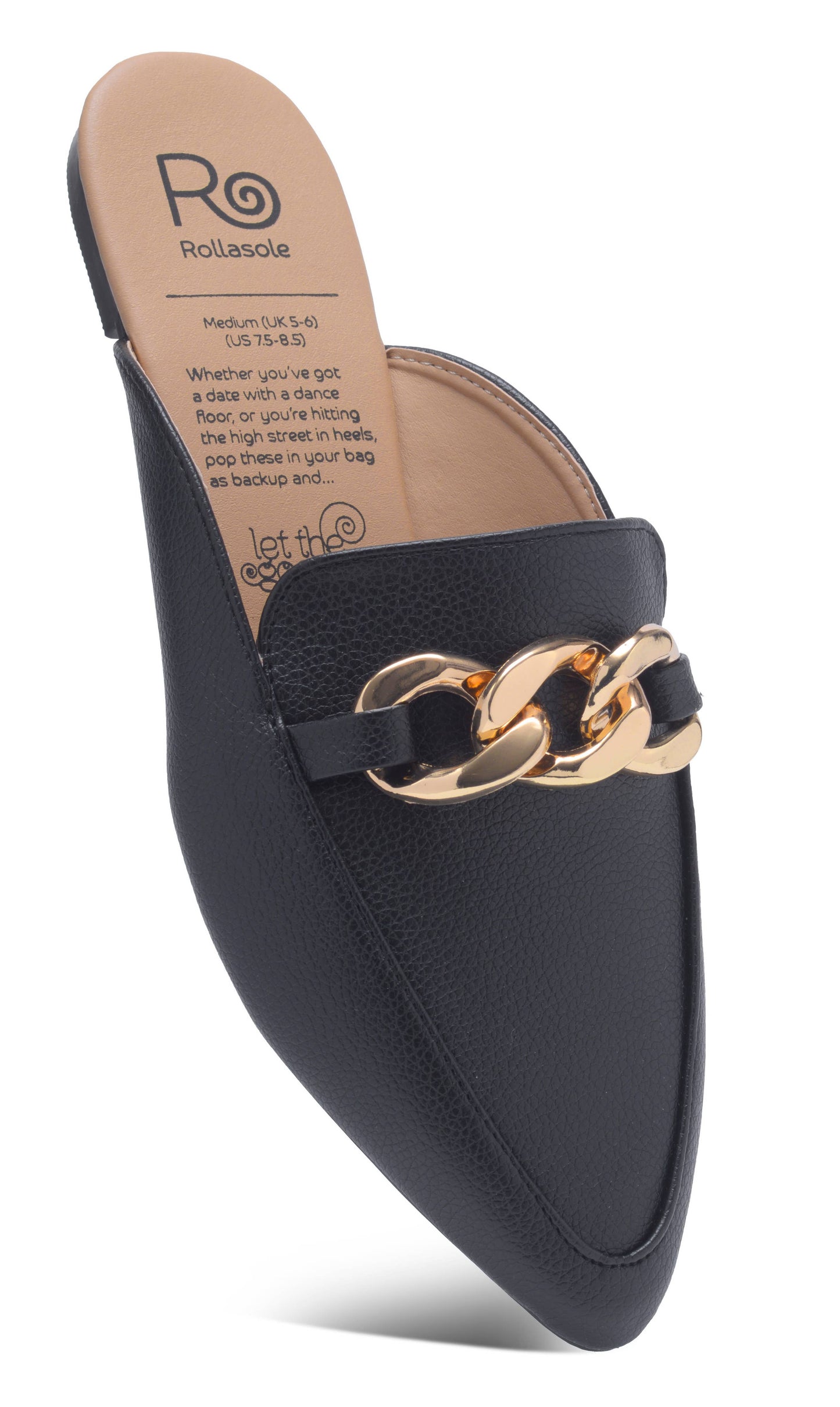 Black Downtown Girl Mules