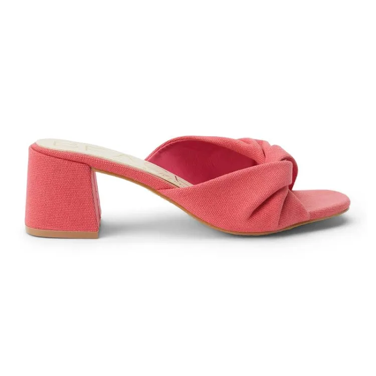 Juno Twisted Heel - Fuchsia