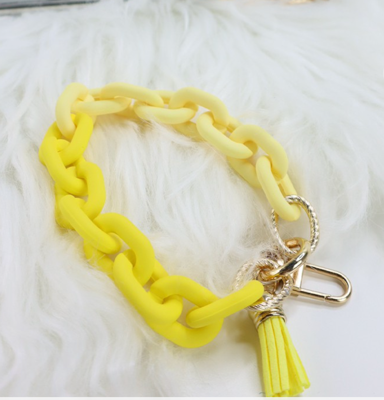 Pastel Chain Link Keychain